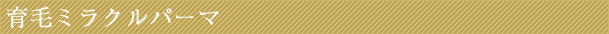 育毛ミラクルパーマ